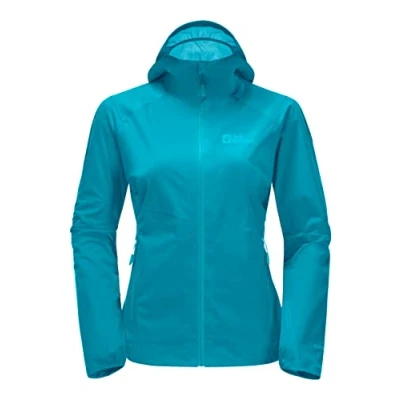 Abbildung von Jack Wolfskin Emberberg Softshelljacke, Damen, Größe: Medium, Tile blue