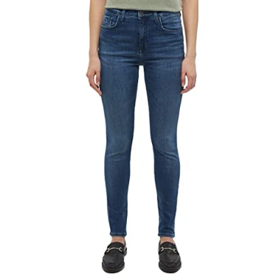 Abbildung von MUSTANG Damen Mia Jeggings Jeans, Mittelblau 702, 30W / 34L