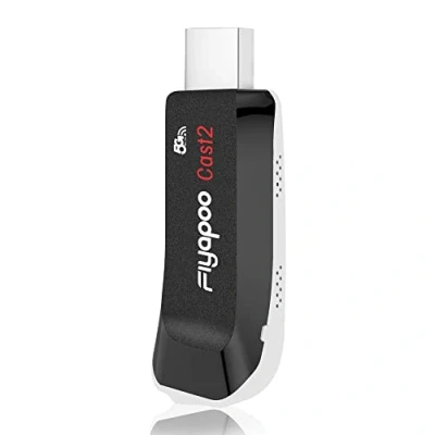 Abbildung von FIYAPOO Miracast Dongle 4K &amp; 5G,Wireless Wi Fi HDMI Streaming für iPhone/iPad/Android/iOS/Window/Mac OS Laptop, Tablet, PC zu HDTV/Monitor/Projektor (unterstützt Miracast, DLNA, Airplay)