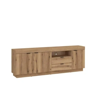 Abbildung von möbelando Lowboard &gt;DELAMAR&lt; in Coast Evoke Eiche Dekor 185,9x66,6x39,6 (BxHxT)