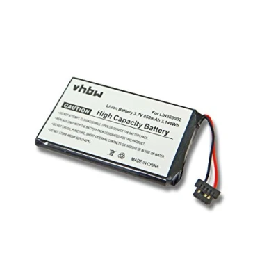 Abbildung von vhbw 1x Akku kompatibel mit Navigon 1410, 1400 GPS Navigation Navi (850 mAh, 3,7 V, Li Ion) Ersatz für LIN363002
