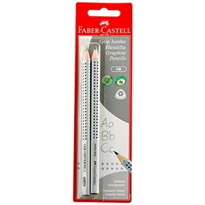 Abbildung von Faber Castell 111992 Bleistift Jumbo Grip HB, 2er Set