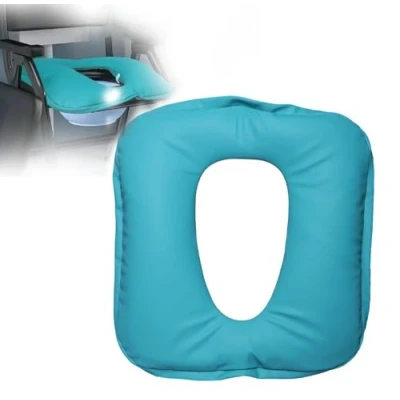 Abbildung von BLUEZY Toilettensitzkissen für ältere Menschen, Universelle Rollstuhl Anti Dekubitus Weiches Toilettenpolster, Geeignet Rollstühle,Toilettenstühle und Bettpflege zum Stressabbau
