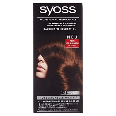 Abbildung von Syoss Coloration 4 8 Schokobraun, 3er Pack (3 x 115 ml)