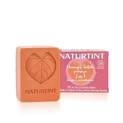 Abbildung von Naturtint Häufige Anwendung 2 in 1, Ökologisches Feststoff Shampoo + Spülung, spendet Feuchtigkeit und repariert, kräftigeres Haar, 99% natürliche Inhaltsstoffe, silikon parabenfrei 75ml