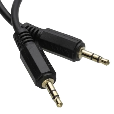 Abbildung von kenable 3,5 mm Männlich Audio Klinkenstecker Stecker Zum Stereo mini AUX Kabel 5 m [5 Meter/5m]
