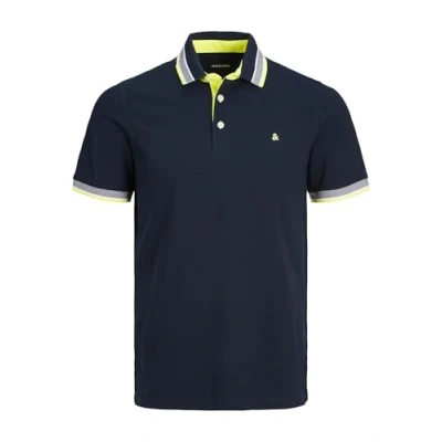 Abbildung von Jack &amp; Jones Paulos SS NOOS Poloshirt, Herren, Größe: XS, Dunkelblau