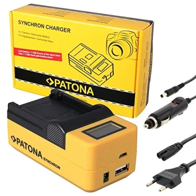 Abbildung von PATONA Synchron USB Ladegerät für Fuji Fujifilm Akku NP W126 W126s ACCU Charger