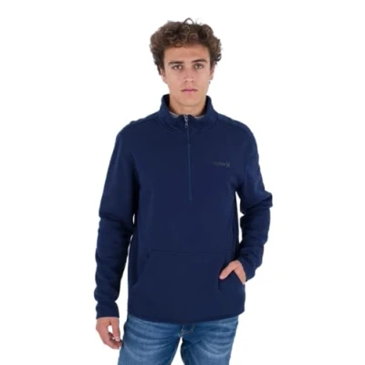 Abbildung von Hurley Track Sweatshirt, Herren, Größe: Medium, Obsidian