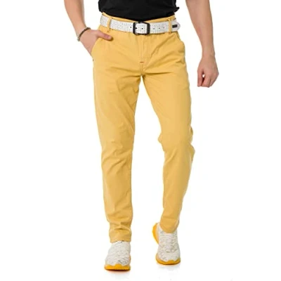 Abbildung von Cipo &amp; Baxx Chino, Herren, Größe: 36x32, Mustard
