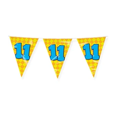 Abbildung von Flag Linie Singer 11 Jahre Party 10 Meter