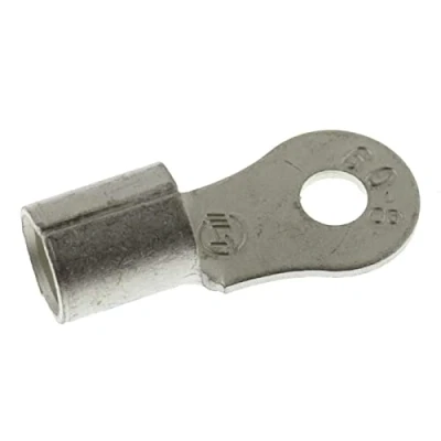 Abbildung von Lumonic 10x Quetschkabelschuhe blank 50 70mm² I RIngkabelschuhe M8 unisoliert Kabelschuhe M8, Rohrkabelschuh 50mm2 70mm2 Ringösen, Quetschverbinder