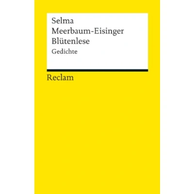 Abbildung von Blütenlese: Gedichte (Reclams Universal Bibliothek)
