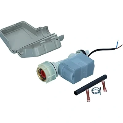 Abbildung von Aquastop Magnetventil Reparatursatz kompatibel mit Bosch Siemens Neff Constructa für den Sicherheitszulaufschlauch an Geschirrspüler Spülmaschine 00263789 Bitron Typ 902