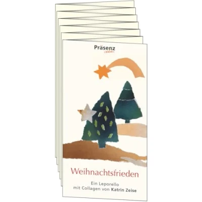 Abbildung von Weihnachtsfrieden: Ein Leporello mit Bildern von Katrin Zeise