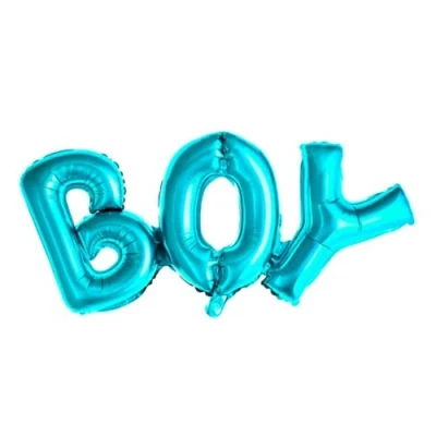 Abbildung von PartyDeco FB8M 001, Toy balloon, Folie, Blau, Mottoparty, Brief, Englisch