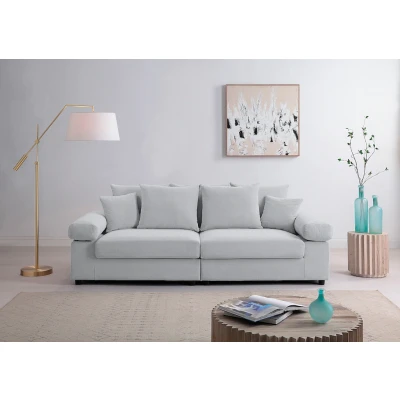 Abbildung von ATLANTIC home collection Big Sofa &quot;Bjoern&quot;, mit Cord Bezug, XXL Sitzfläche, Federkern, frei im Raum stellbar