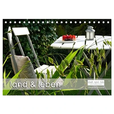 Abbildung von land und leben (Tischkalender 2025 DIN A5 quer), CALVENDO Monatskalender