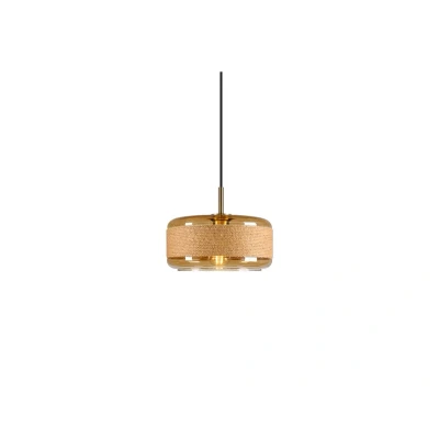 Abbildung von SLV PANTILO ROPE 27, Pendelleuchte, 250cm, E27, 15W, gold