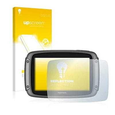 Abbildung von upscreen Entspiegelungs Schutzfolie für TomTom Rider 500 Displayschutz Folie Matt [Anti Reflex, Anti Fingerprint]