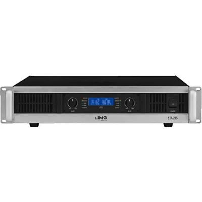 Abbildung von IMG STAGELINE STA 235 Stereo PA Verstärker mit integriertem Limiter schwarz/silber