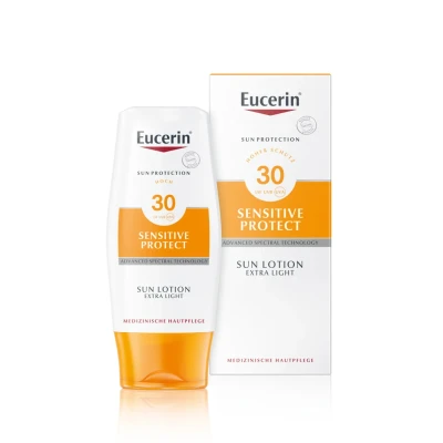 Abbildung von Eucerin Sun Sensitive Protect Body Lotion Extra Light LSF 30