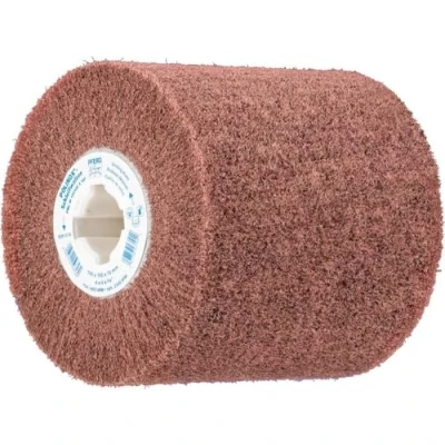Abbildung von PFERD POLINOX Schleifwalze PNL 100 x mm, Keilnut 19 Korund A180 44641018 für Feinschliff &amp; Finish
