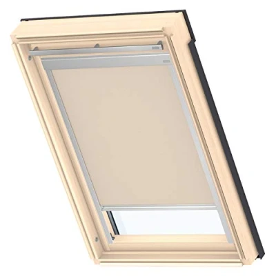 Abbildung von VELUX Verdunklungsrollo &quot;DBL C04 4230&quot;, verdunkelnd, Verdunkelung, ohne Bohren, in Führungsschienen, alufarbene Führungsschienen &amp; Griffleiste