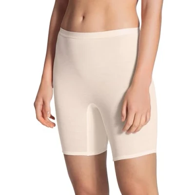 Abbildung von CALIDA True Confidence Hose Damen, Radlerhose aus Wolle Seide, Feinripp, temperaturregulierend und geruchsneutralisierend
