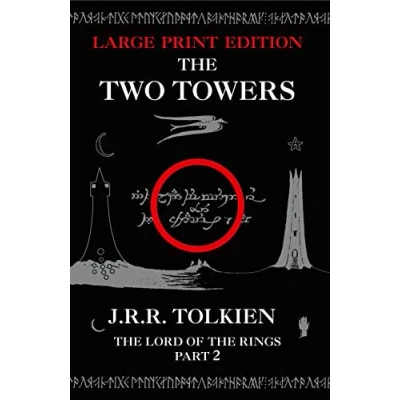 Abbildung von the TWO TOWERS [Large type edition]: Classic Bestselling Fantasy Novel (The Lord of Rings)