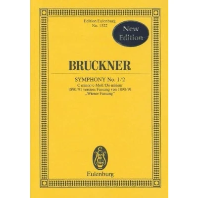Abbildung von Sinfonie Nr. 1/2 c Moll: Fassung von 1890/91 &quot;Wiener Fassung&quot;. Orchester. Studienpartitur. (Eulenburg Studienpartituren)