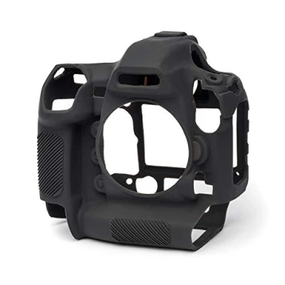 Abbildung von easyCover Silikon Kameratasche Schutz für Ihre Kamera Nikon D5 Schwarz