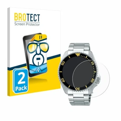 Abbildung von BROTECT (2 Stück Schutzfolie für Seiko 5 Sports SRPD59K1 Displayschutz Folie Ultra Klar