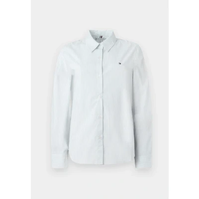 Abbildung von Tommy Hilfiger Regular Shirt Hemdbluse, Damen, Größe: 40, Classic ithaka/breezy blue