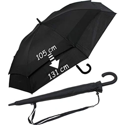 Abbildung von iX brella Stockregenschirm Move to XXL expandierender Schirm mit Automatik, zweifarbig