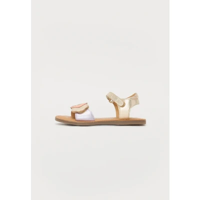 Abbildung von Kickers Dyastar Riemensandalette für Kinder, Größe: 25, Gold coloured Schuhe