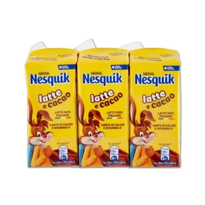 Abbildung von 6x Nesquik Agita e Gusta Milch und Schokolade trinkfertig 3 x 180 ml