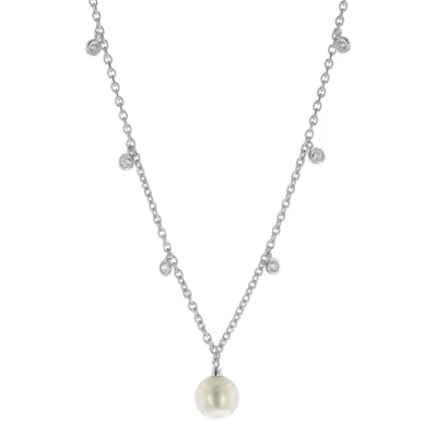 Abbildung von Viventy 783849 Damen Halskette Silber 925 mit Perle und Zirkonias