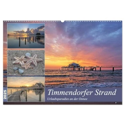Abbildung von Timmendorfer Strand Urlaubsparadies an der Ostsee (Wandkalender 2025 DIN A2 quer), CALVENDO Monatskalender