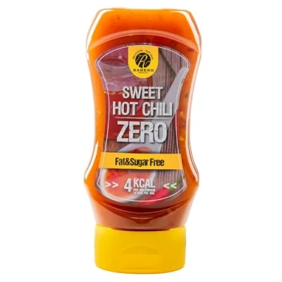 Abbildung von Rabeko Zero Sauce Süßes scharfes Chili,1 x 350ml ohne Zucker &amp; wenig Fett gesunde Low Carb Produkte kalorienreduziert fettreduziert für Salat,Pommes Frites,Burger,Grill Gluten und Laktosefrei