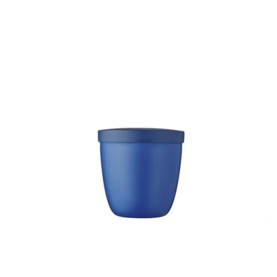 Abbildung von Mepal Snackbox Ellipse Lebensmittelbehälter zum Aufbewahren und Transportieren von Snacks geeignet für Gefrierschrank, Mikrowelle &amp; Spülmaschine 500 ml Vivid Blue