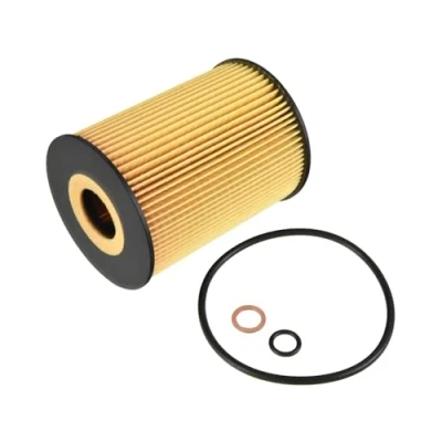 Abbildung von FEBI BILSTEIN 177174 Ölfilter mit Dichtring Dichtungen Filtereinsatz BMW: 5 Limousine, 6 Coupe, Touring