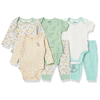Abbildung von Amazon Essentials Disney Marvel Star Wars Baby Mädchen 6 teiliges Outfit Set, 6er Pack, Bambi Nature, 24 Monate