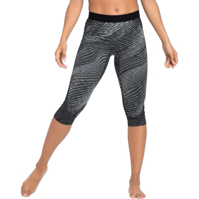 Abbildung von Odlo Damen BLACKCOMB ECO Funktionsunterwäsche 3/4 Hose, black space dye