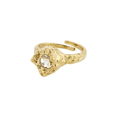 Abbildung von Pilgrim Callum Unisex Ring, Größe: One Size, Gold plated