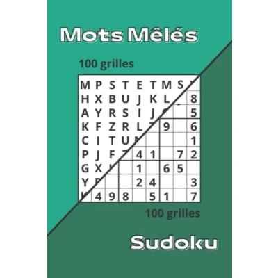 Abbildung von Mots mêlés, Sudoku, 2x100 grilles: Pour adultes. grilles de différents niveaux.