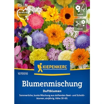 Abbildung von Kiepenkerl Blumensamen Mischung Duftblumen 1070510 Bunte Blumensamenmischung für Duft &amp; Artenvielfalt circa 30 60cm hoch Wildblumensamen, Blumenwiese