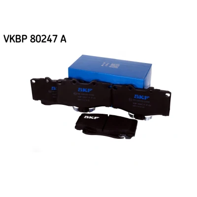 Abbildung von SKF VKBP 80247 A Bremsbelagsatz mit akustischer Verschleißwarnung TOYOTA: Land Cruiser 80, HILUX 6 Pick up, Prado 70 SUV Cabrio