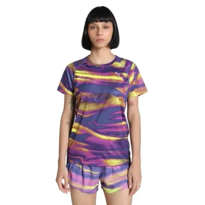 Abbildung von Puma RUN Velocity TEE Sport Tshirt, Damen, Größe: Small, Wild berry