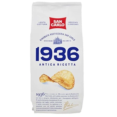 Abbildung von 6x San Carlo 1936 chips Patatine Kartoffelchips gesalzen 150g Kartoffel